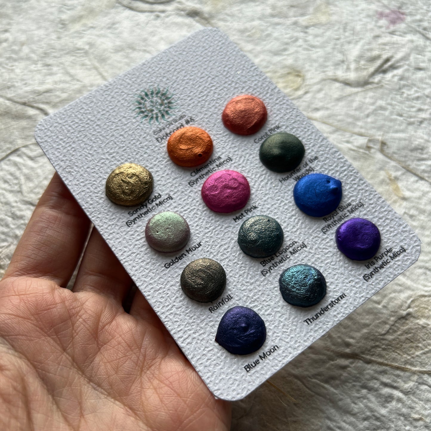Dotcard #6 - 12 Colour Samples