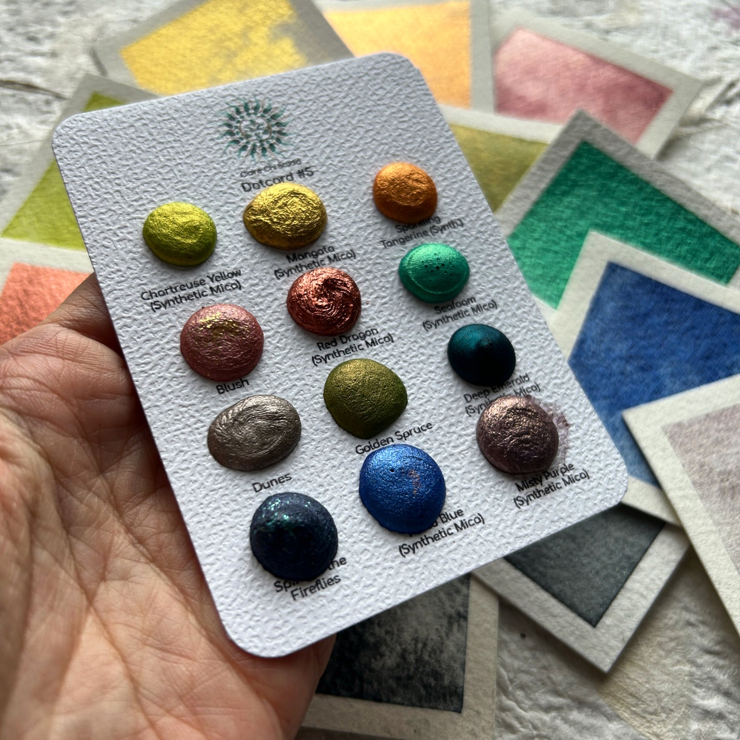 Dotcard #5 - 12 Colour Samples
