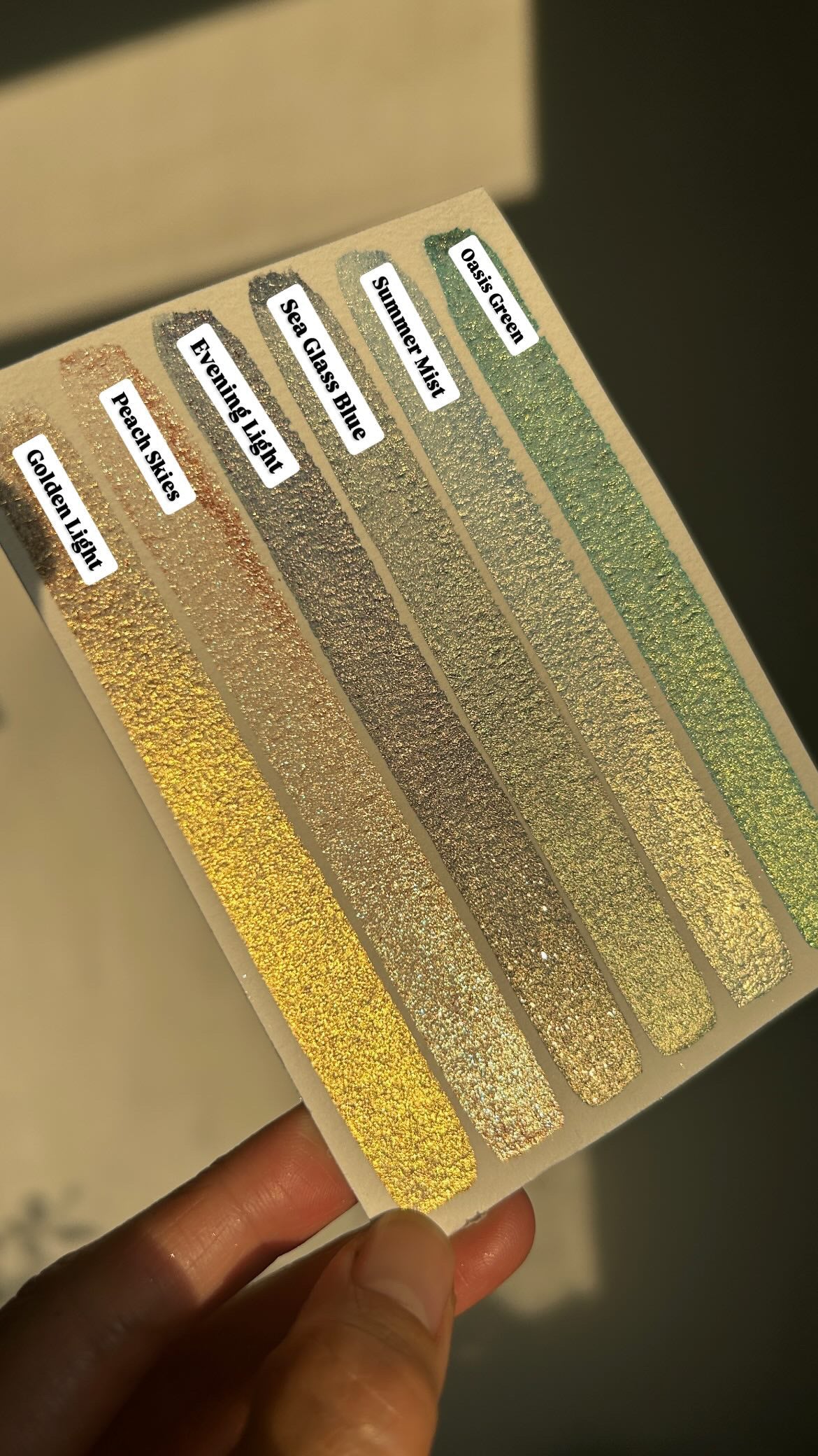 August 2025 - Set of 6 colours