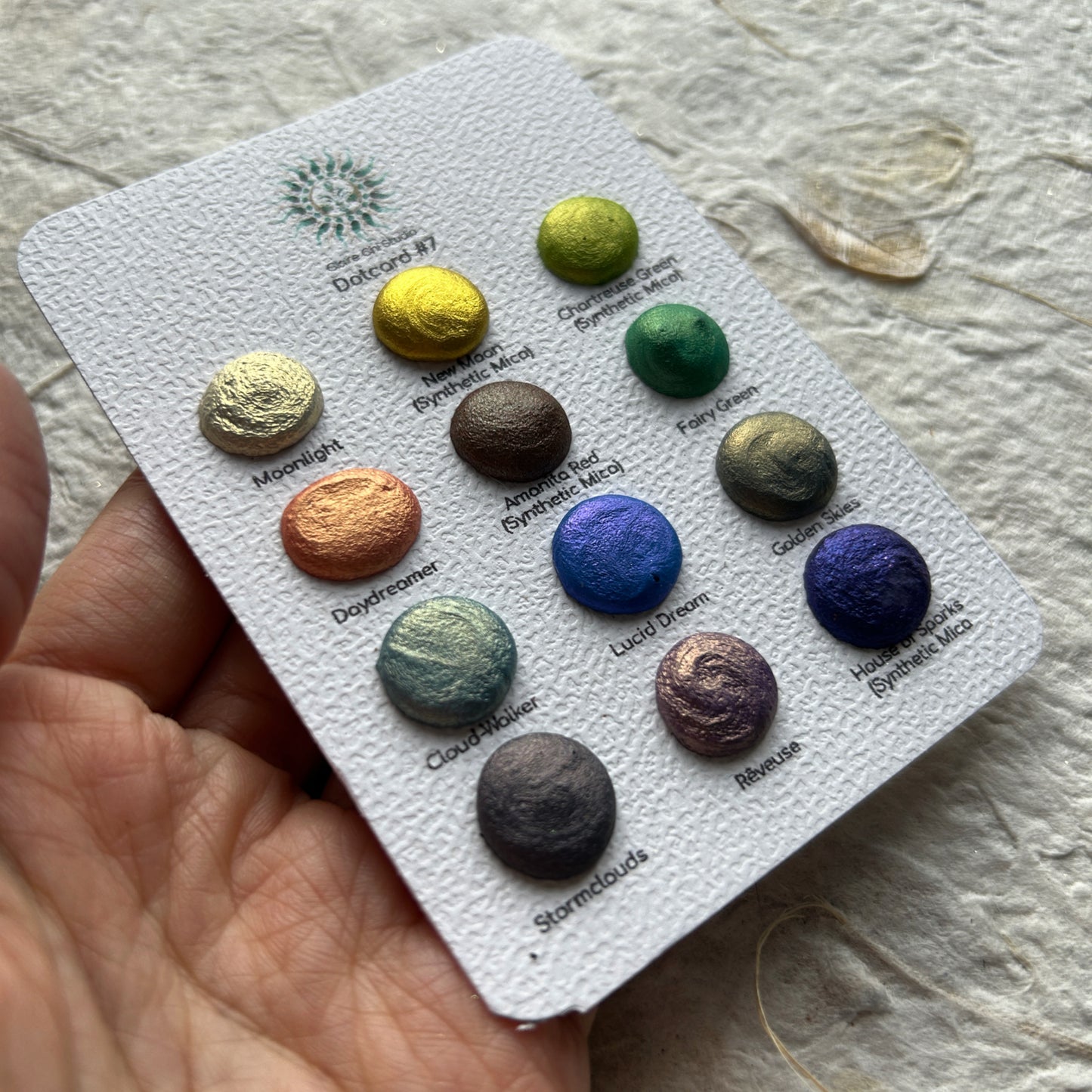 Dotcard #7 - 12 Colour Samples