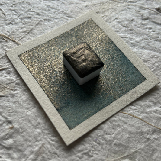 "Rainfall" - Duotone Gold/Blue Shimmer