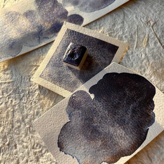 "Blue Zephyr" - Granulating Blue with Bronze Flakes