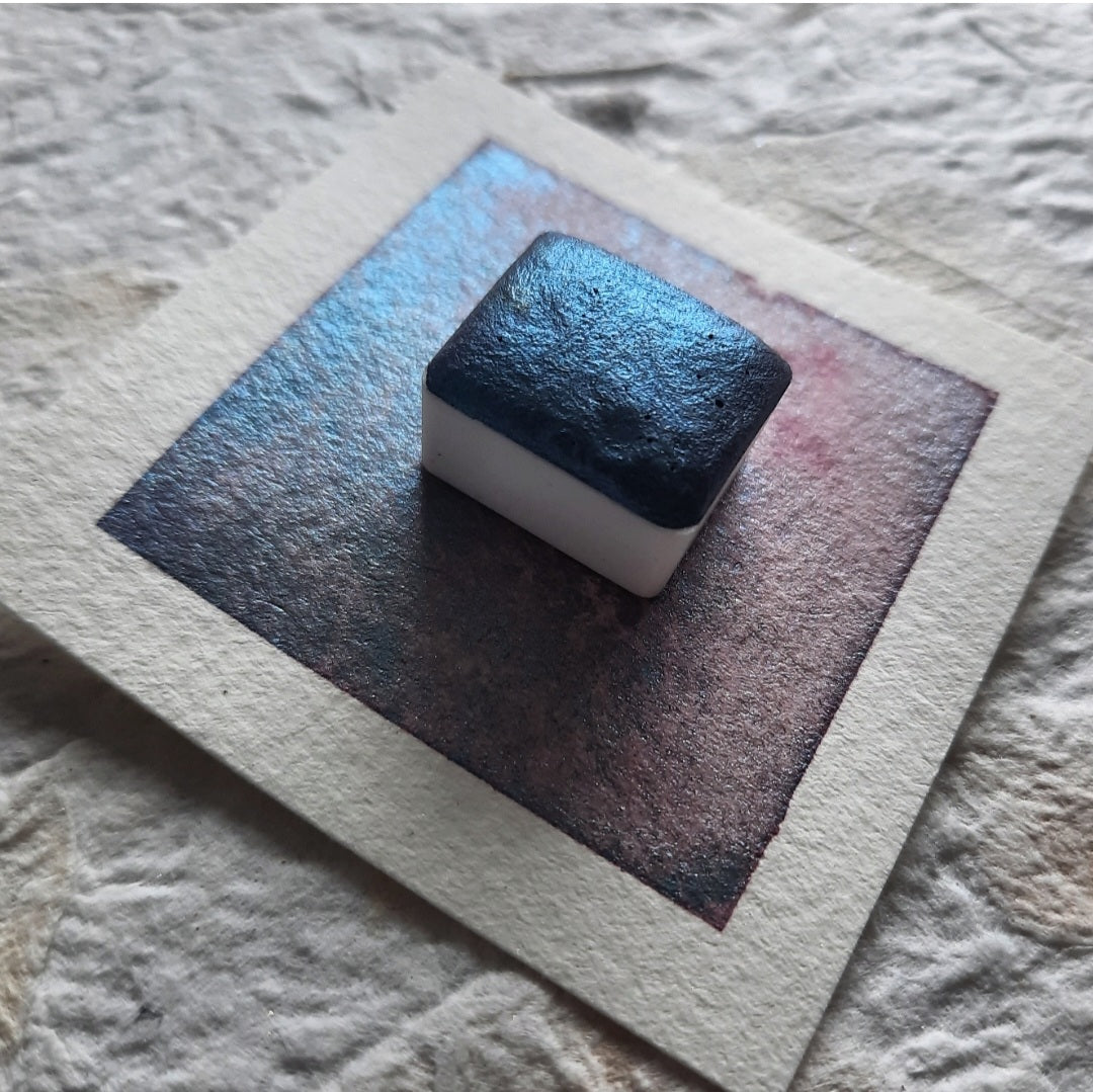 Synthetic Mica - "Dragon Skin" - Pink/Blue Shimmer