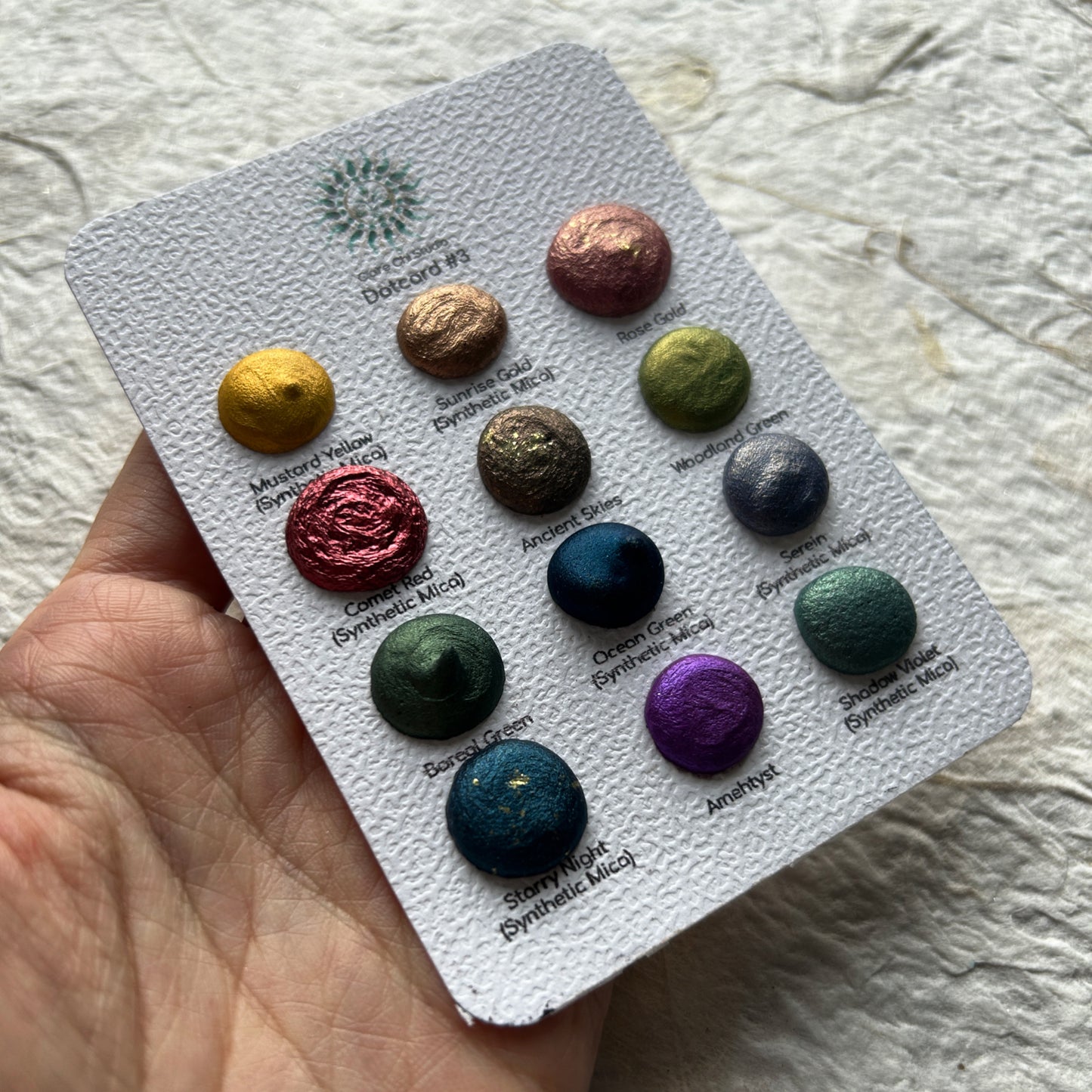 Dotcard #3 - 12 Colour Samples