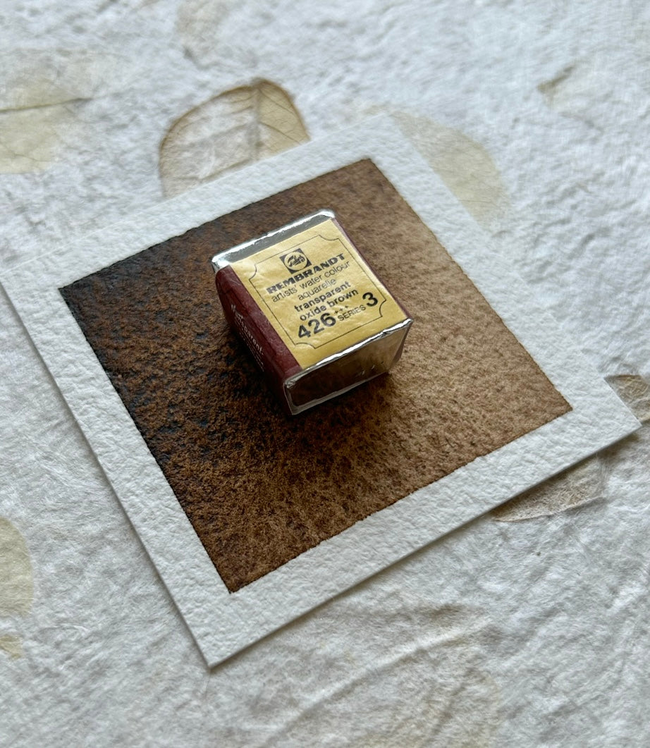 "Transparent Oxide Brown" - Vintage Rembrandt Watercolours - 70's/80's