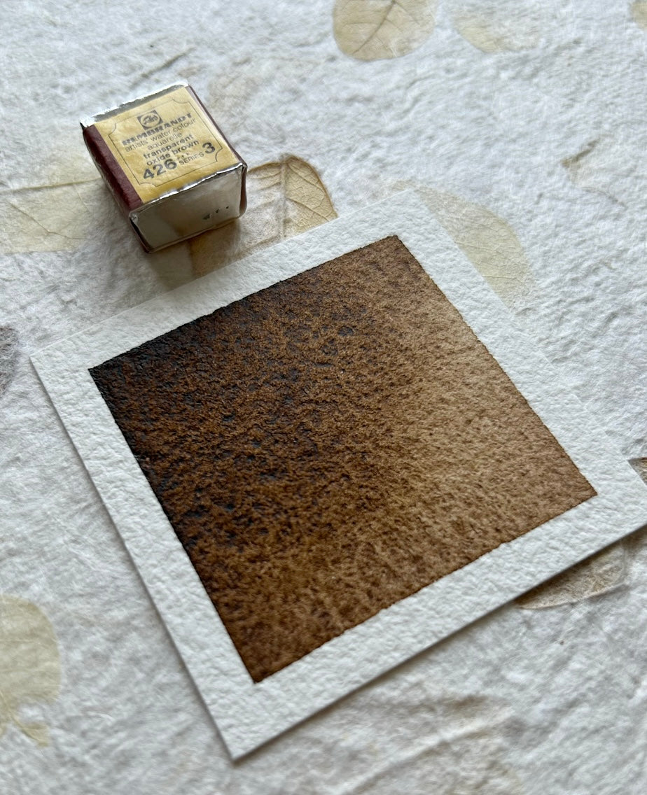 "Transparent Oxide Brown" - Vintage Rembrandt Watercolours - 70's/80's