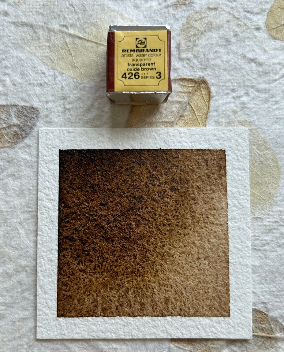 "Transparent Oxide Brown" - Vintage Rembrandt Watercolours - 70's/80's