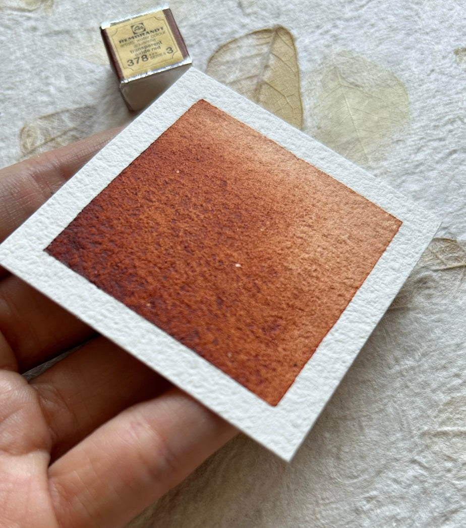 "Transparent Oxide Red" - Vintage Rembrandt Watercolours - 70's/80's