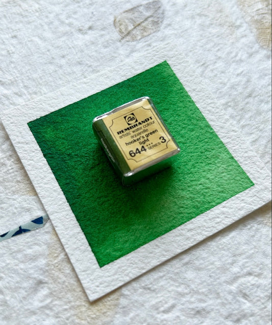 "Hooker's Green Light" - Vintage Rembrandt Watercolours - 70's/80's