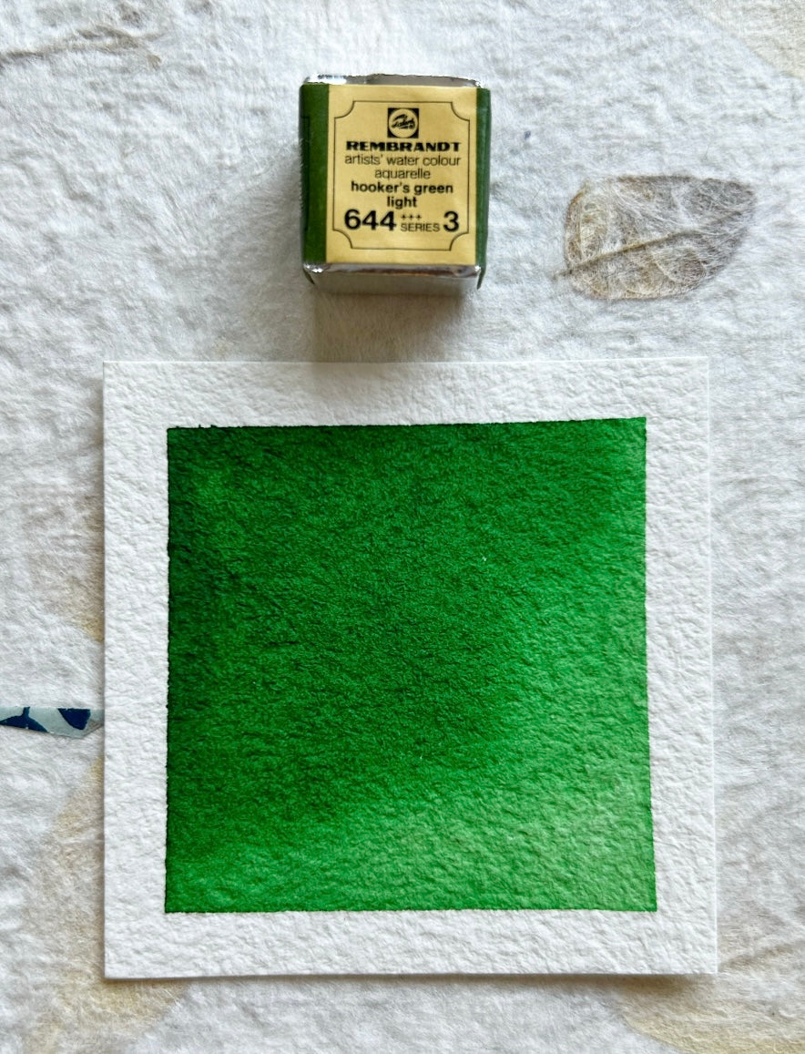 "Hooker's Green Light" - Vintage Rembrandt Watercolours - 70's/80's