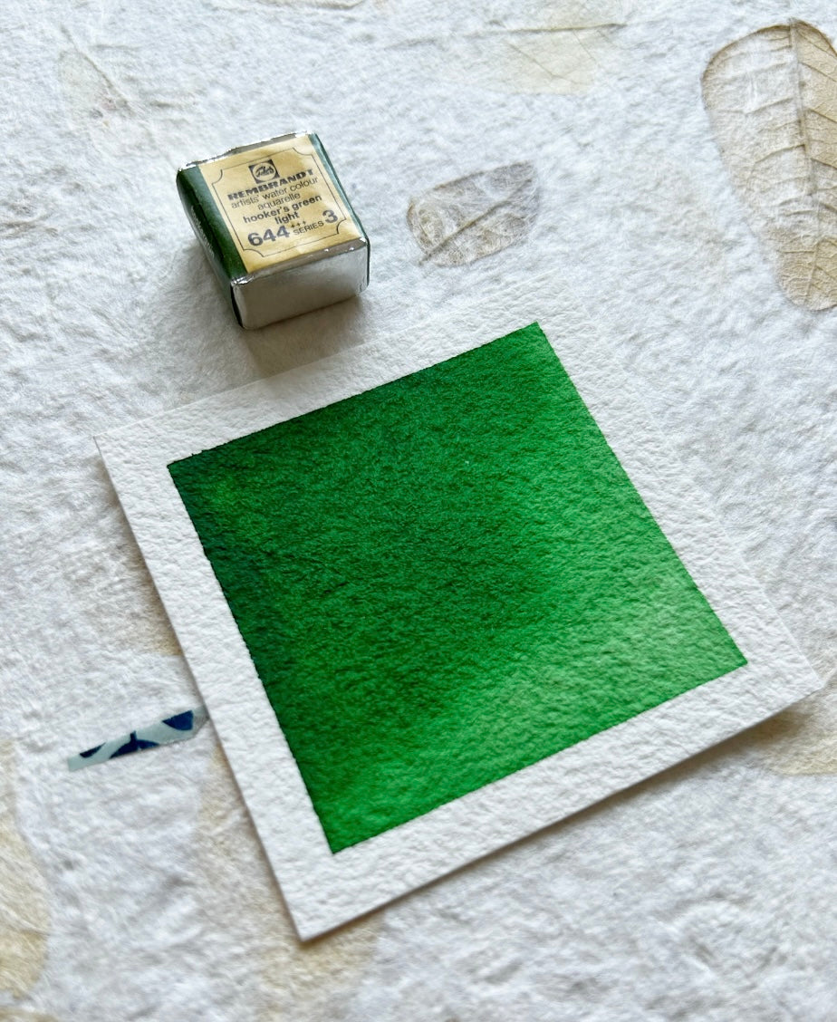 "Hooker's Green Light" - Vintage Rembrandt Watercolours - 70's/80's
