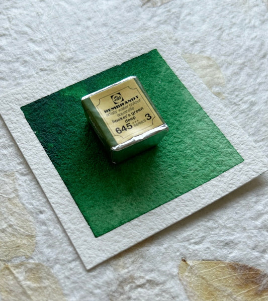 "Hooker's Green Deep" - Vintage Rembrandt Watercolours - 70's/80's