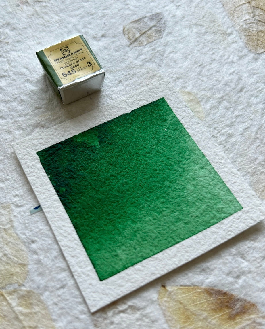 "Hooker's Green Deep" - Vintage Rembrandt Watercolours - 70's/80's