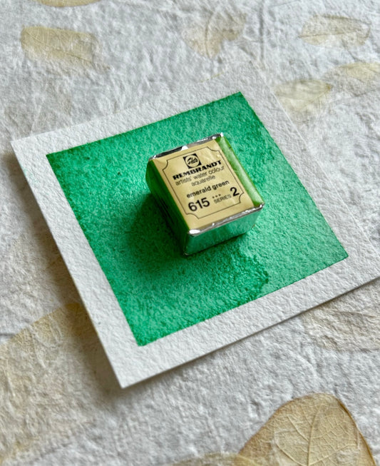 "Emerald Green" - Vintage Rembrandt Watercolours - 70's/80's