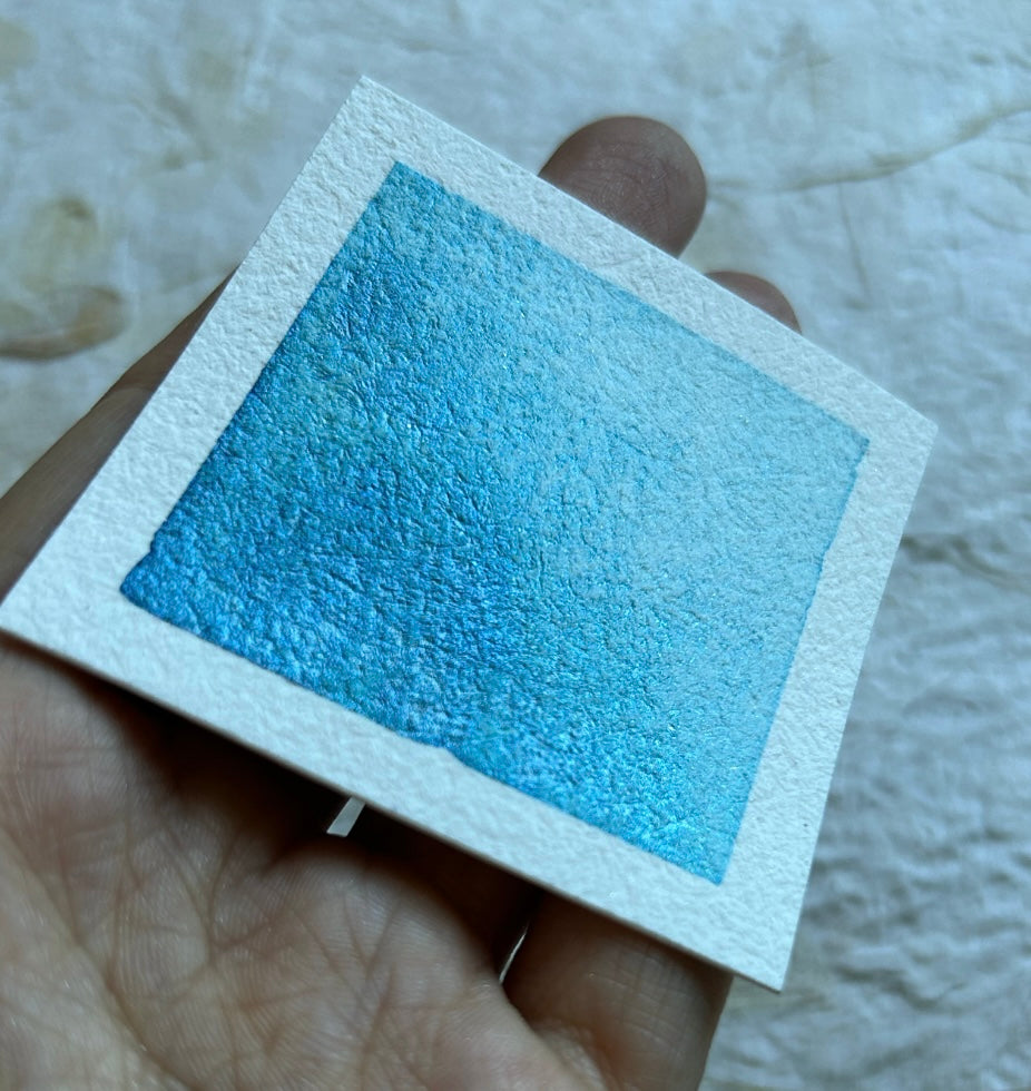 ✹New✹ "Summer Skies" - Synthetic Mica Blue Shimmer - Individual Pan