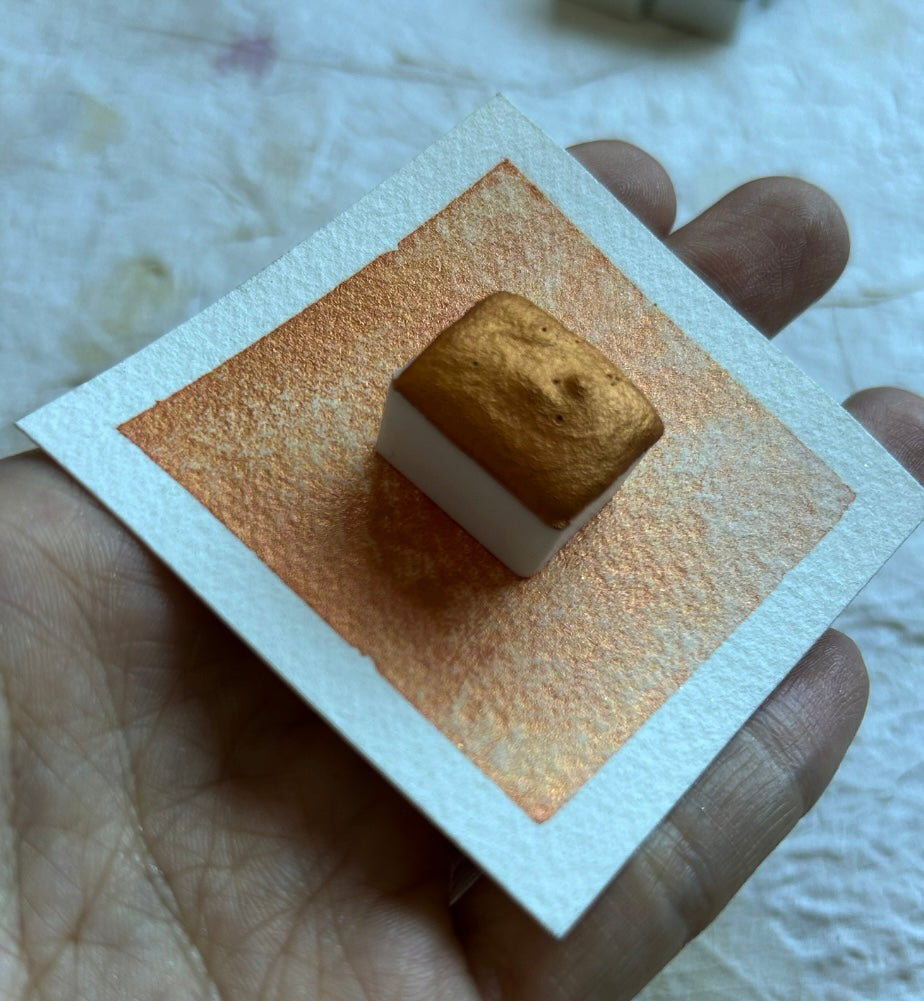 "Apricot" - Synthetic Mica