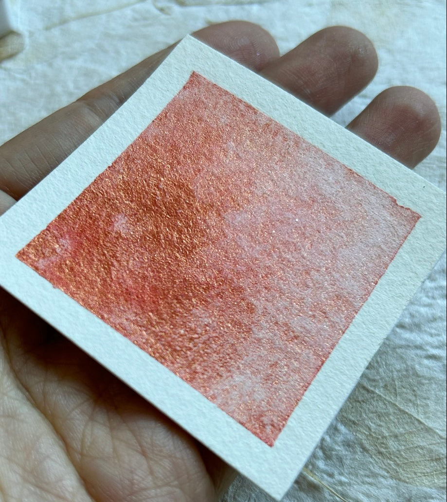 "Pink Sunrise" - Synthetic Mica Pink/Gold Shimmer