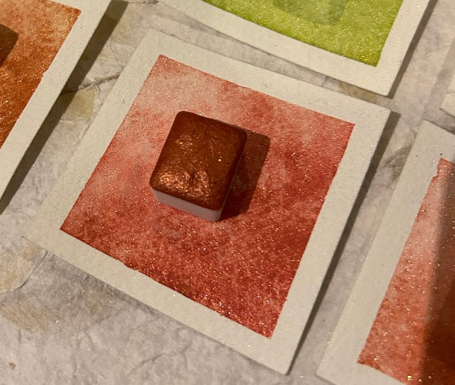 "Pomelo Pink" - Synthetic Mica Pink Shimmer