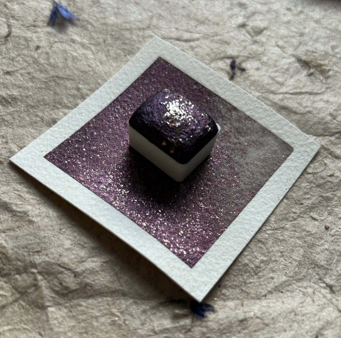 Haunted Skies - Dark Purple with Bronze Flakes