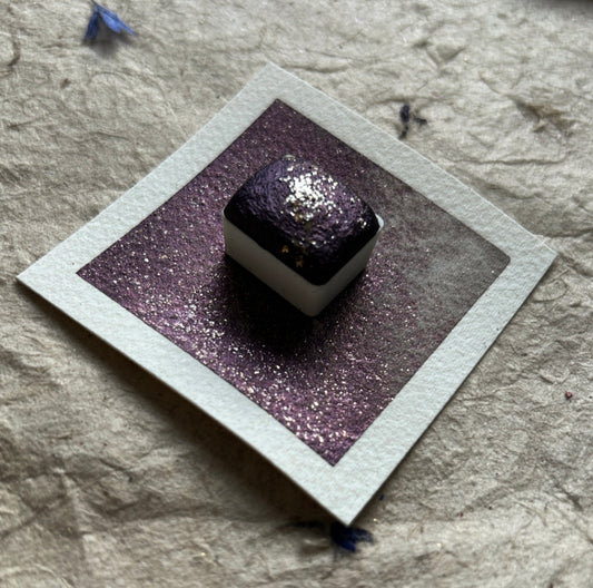 Haunted Skies - Dark Purple with Bronze Flakes