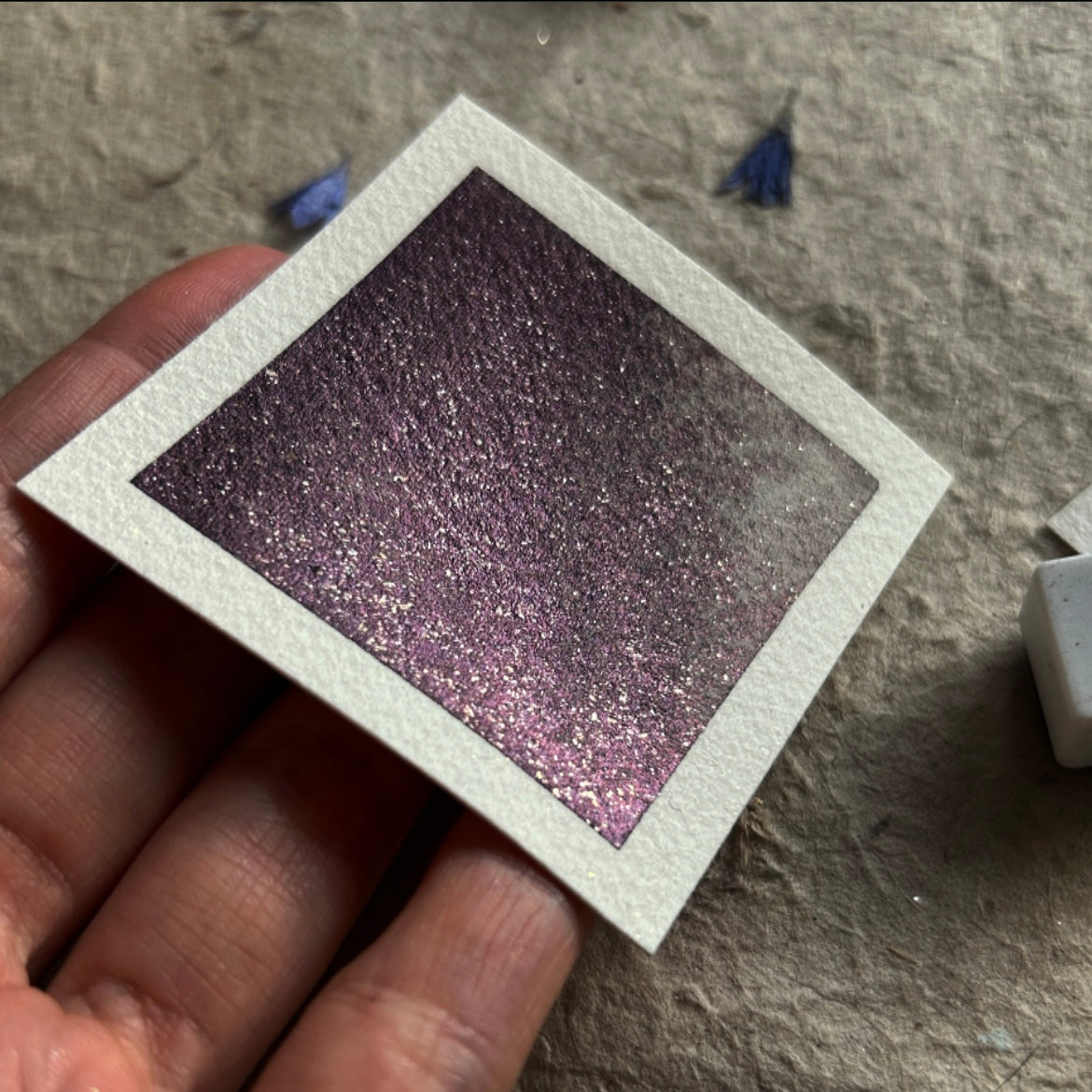 Haunted Skies - Dark Purple with Bronze Flakes