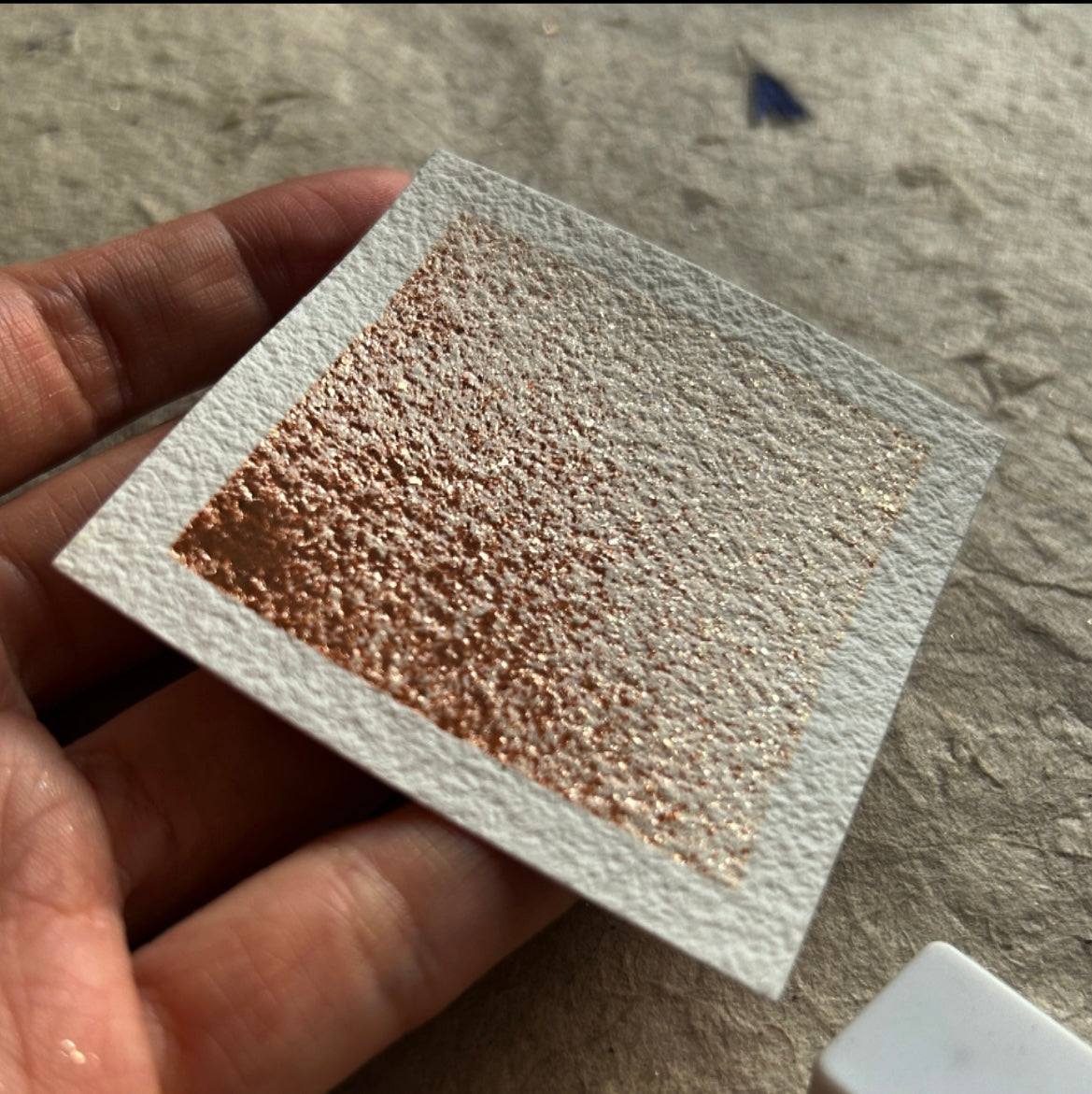 "Starburst" - Synthetic Mica - Chunky Bronze Flakes