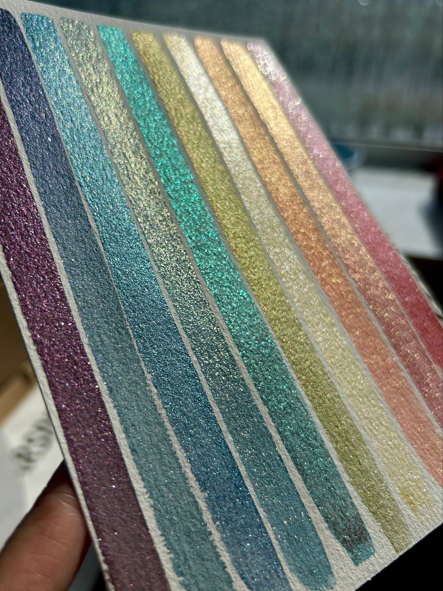 ✨Restock✨ July Set A - 10 Shimmer Watercolors