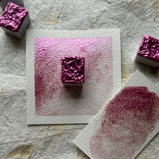 "Mauve Pink Sparkle" - Chunky Flakes