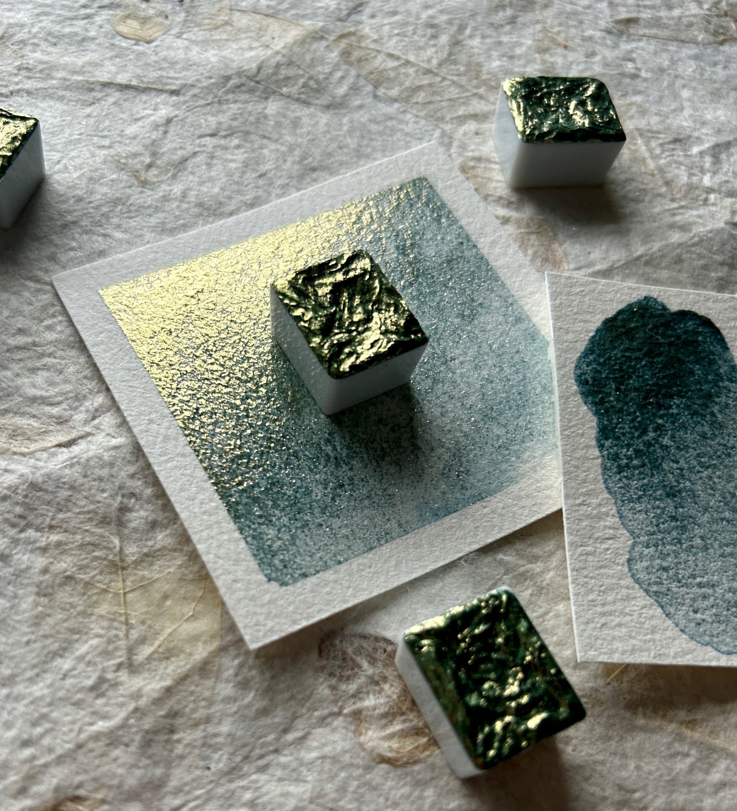 ✨Restock✨ "Golden Green Sparkle" - Chunky Flakes