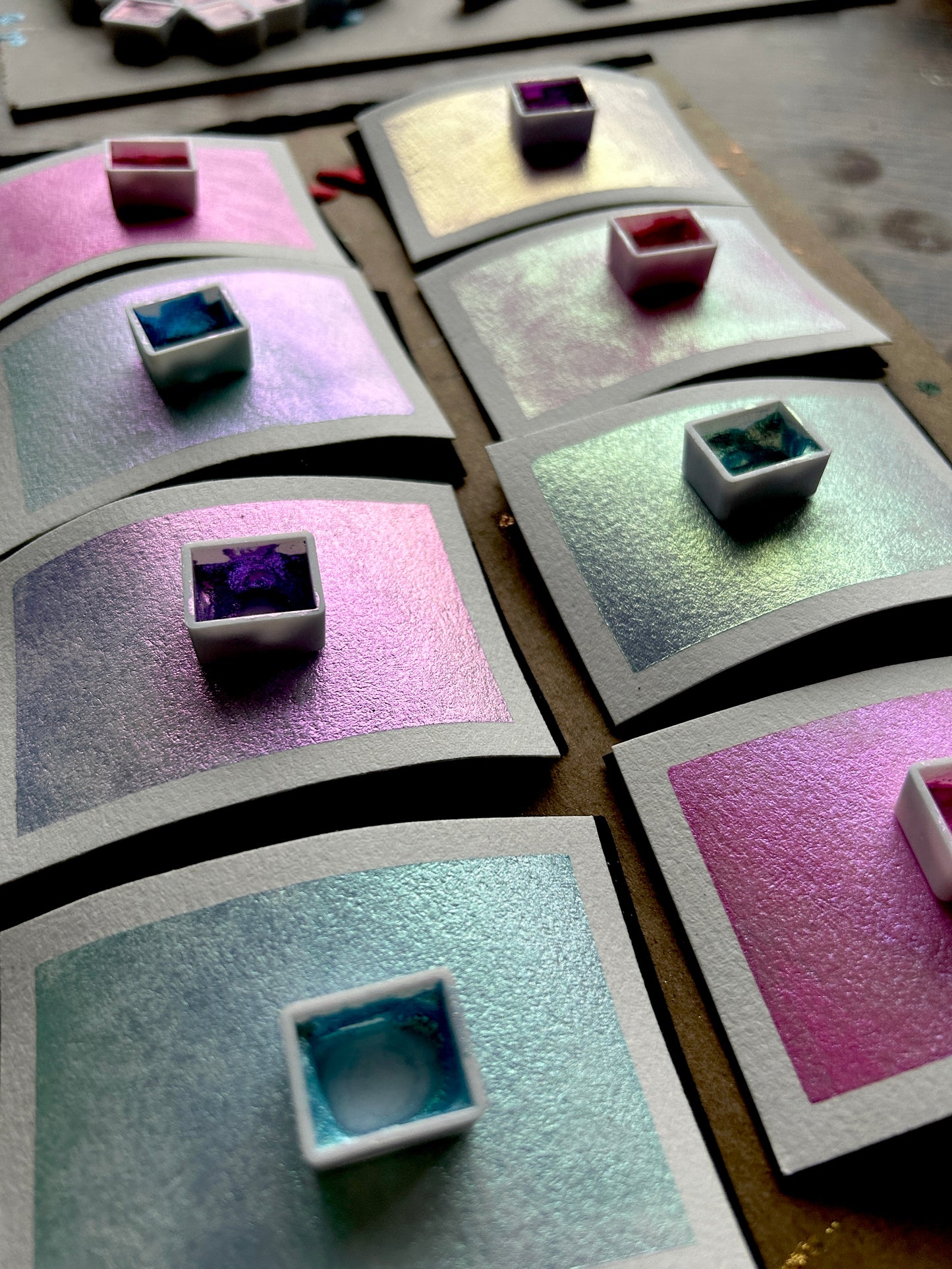 Restock - Set of 8 - Summer Chameleon Palette - Half Pans