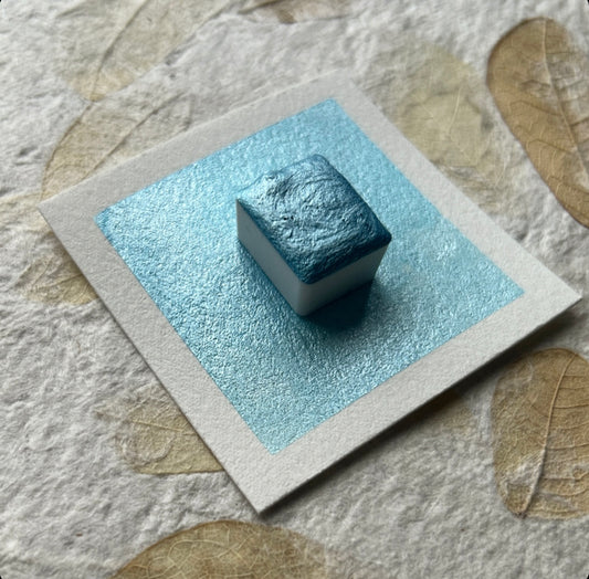 NEW VERSION - "Icy Blue" - Pastel Blue Shimmer