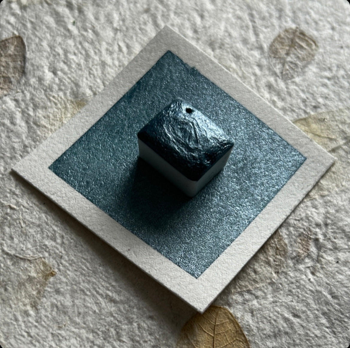 "Dusty Blue" - Light Blue Shimmer
