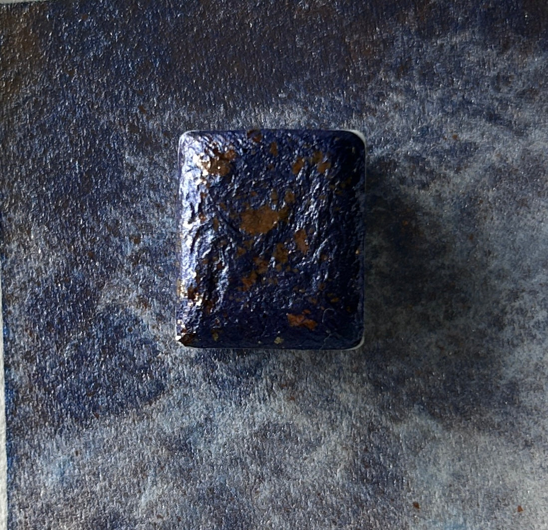 "Blue Zephyr" - Granulating Blue with Bronze Flakes
