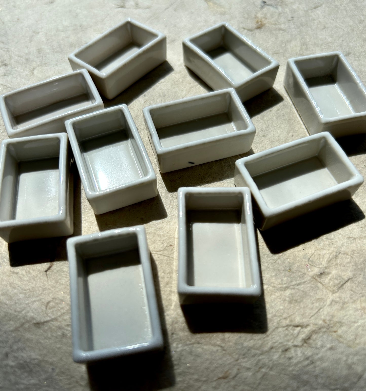 Empty Ceramic Full Pans.