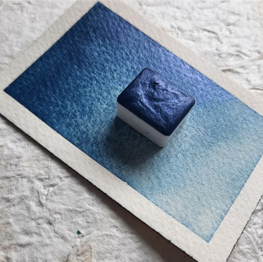 "Ocean Blue" - Dark Blue Shimmer