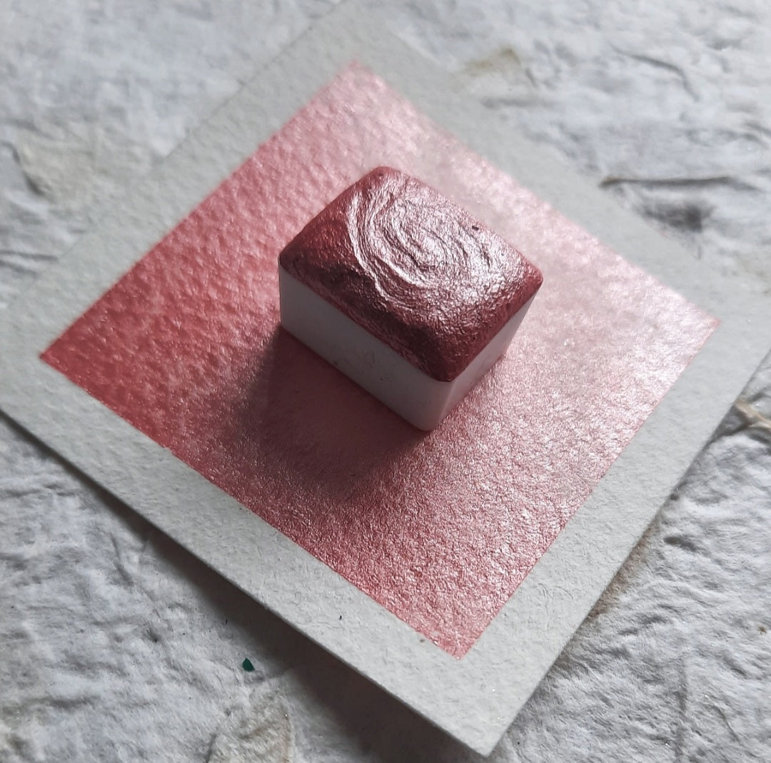 Discontinuing - "Simply Pink" - Pink Shimmer - Individual Half Pan
