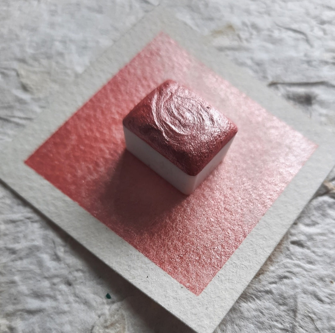 Discontinuing - "Simply Pink" - Pink Shimmer - Individual Half Pan