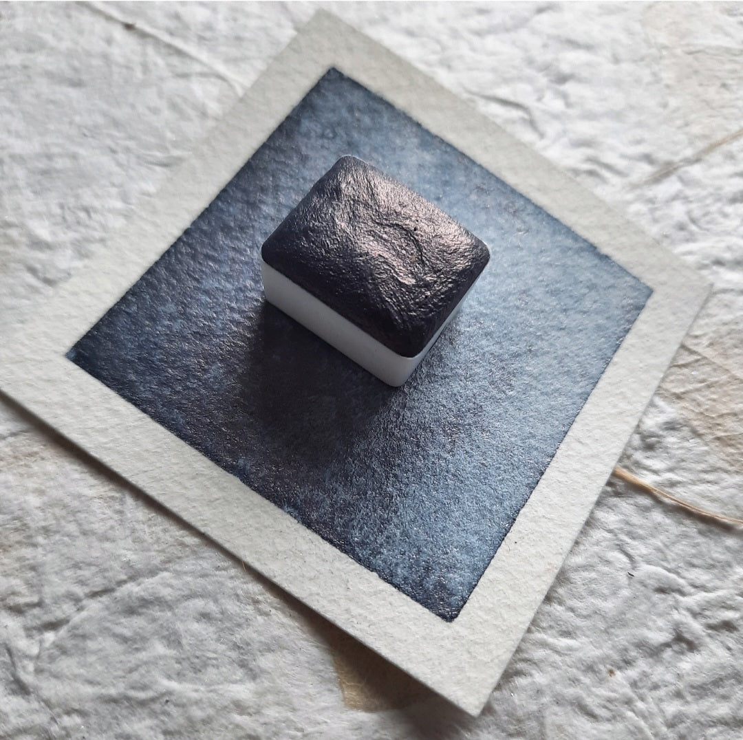 "Storm Clouds" - Greyish Blue/Mauve Shimmer