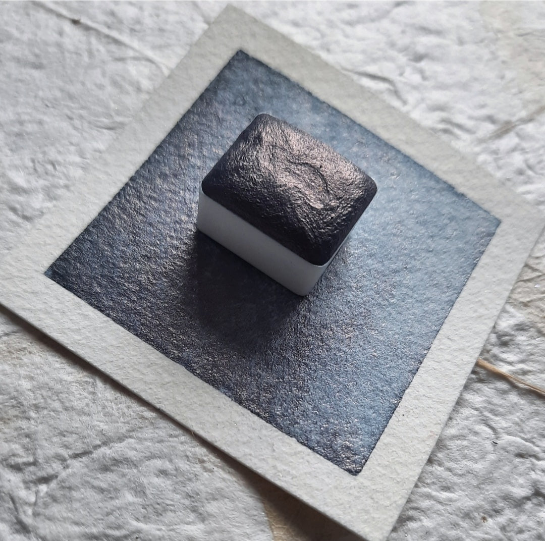 "Storm Clouds" - Greyish Blue/Mauve Shimmer