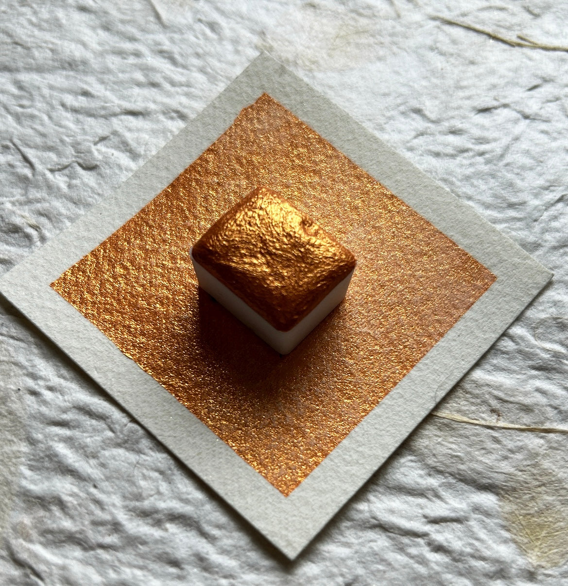 "Sparkling Tangerine" - Synthetic Mica