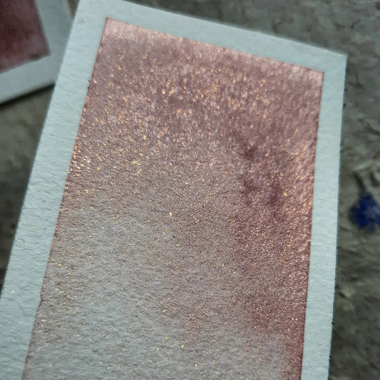 "Blush" - Pink with Gold Sparkles