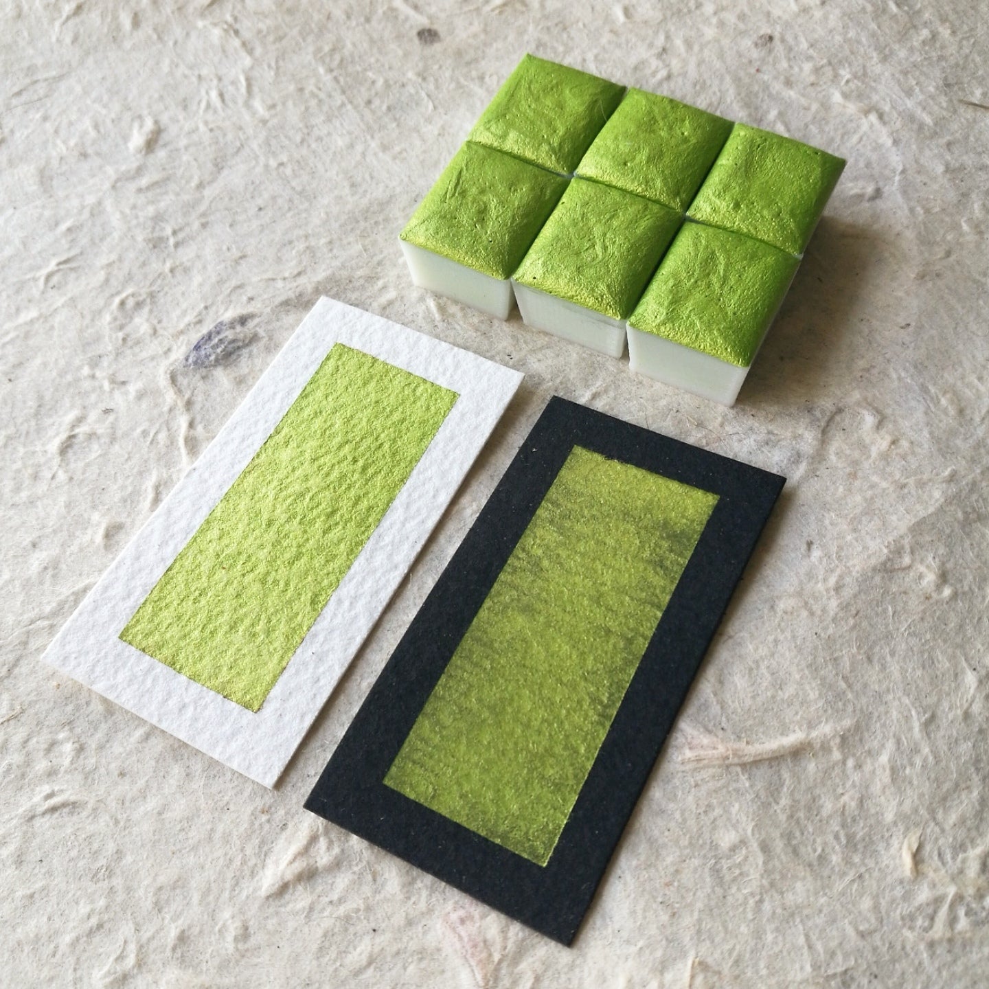"Chartreuse Green" - Yellowish Green Shimmer