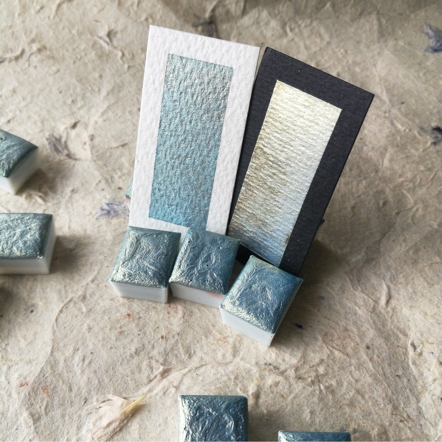 "Cloud-Walker" - Gold/Blue Colourshifting Shimmer