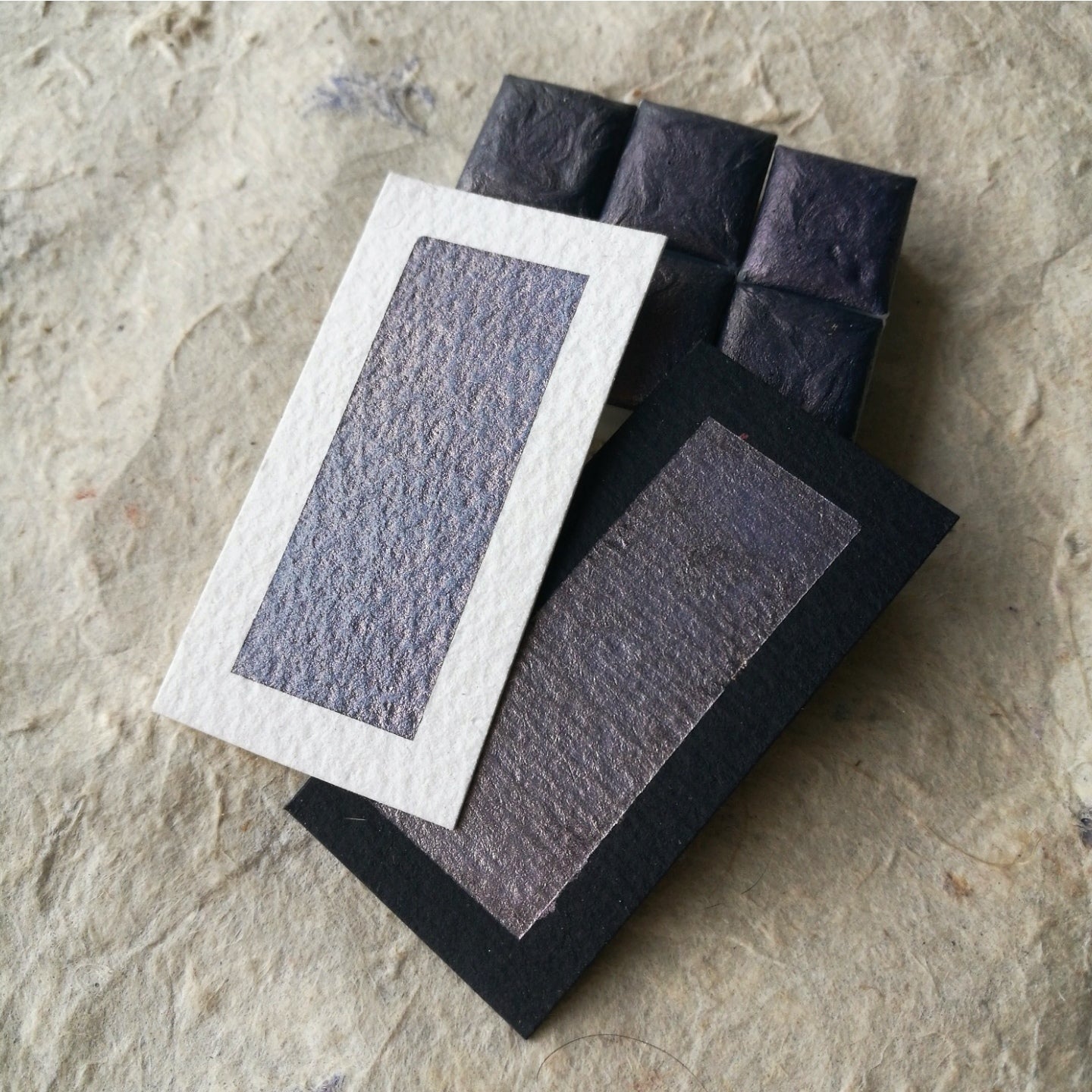 "Storm Clouds" - Greyish Blue/Mauve Shimmer