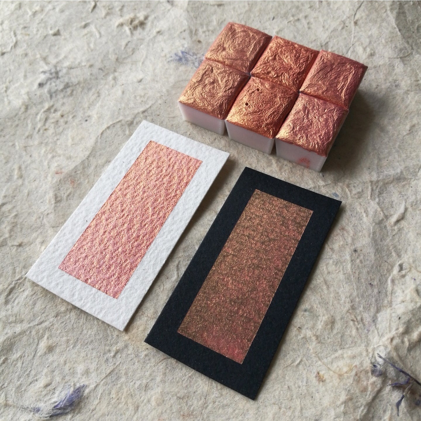"Daydreamer" - Gold/Pink Duotone Shimmer