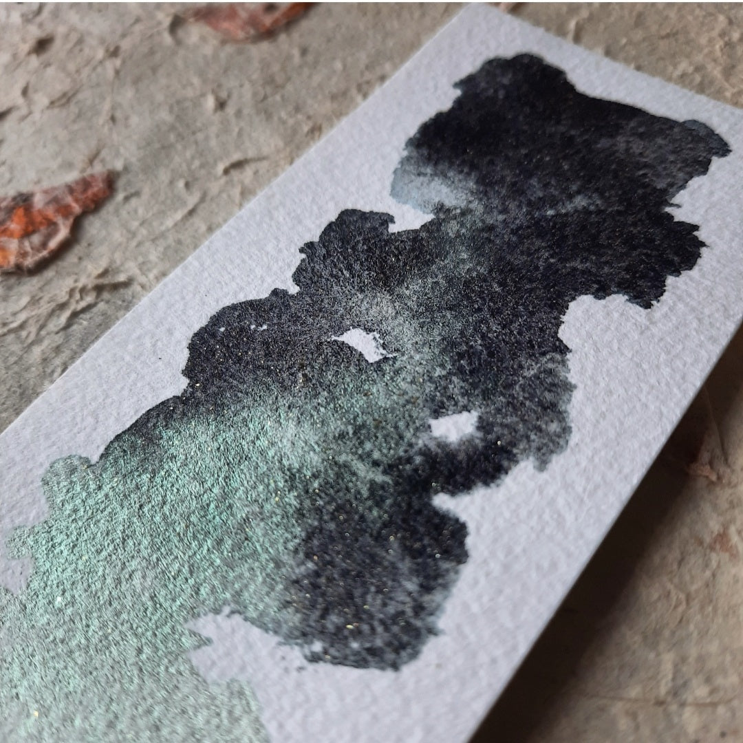 "Fallen Stars" - Black Shimmer w/ Gold Mica Flakes