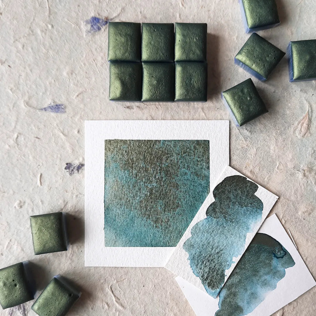 "Kelp Forest" - Bluish Green Shimmer