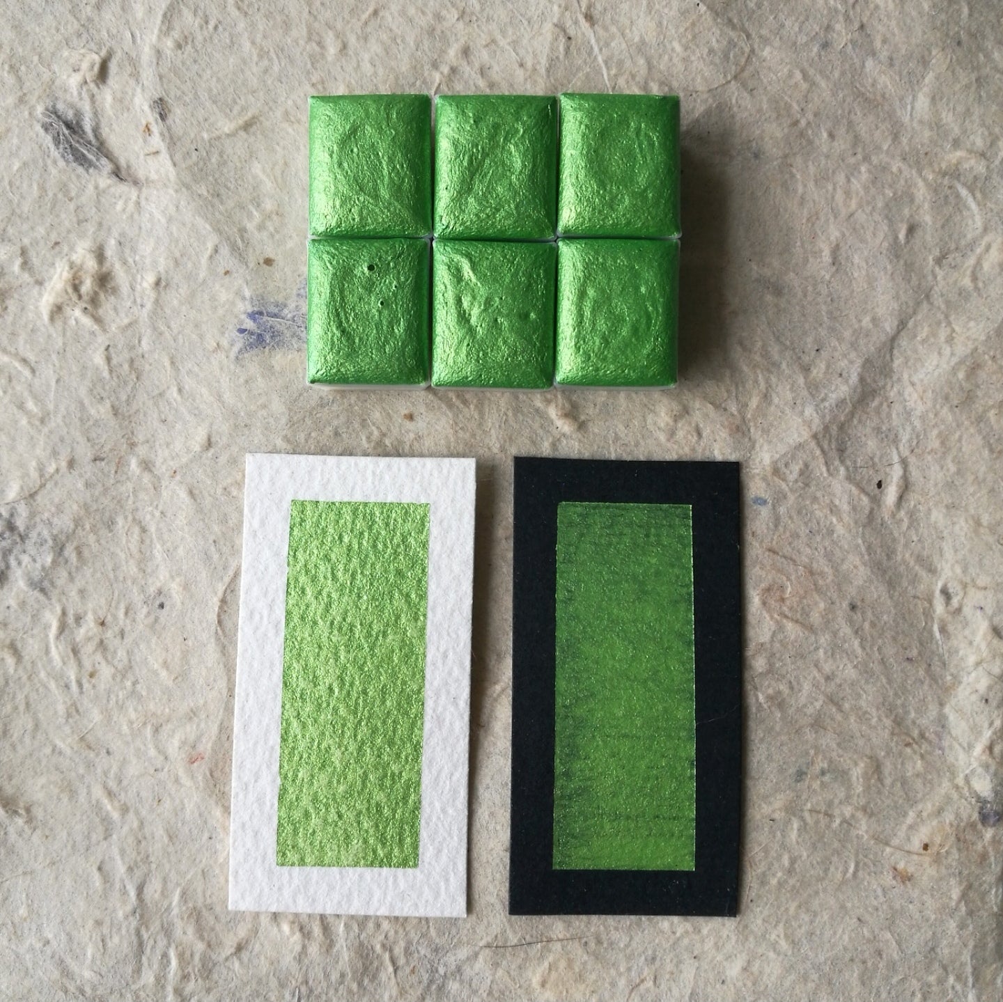 "Lime Green" - Bright Green Shimmer