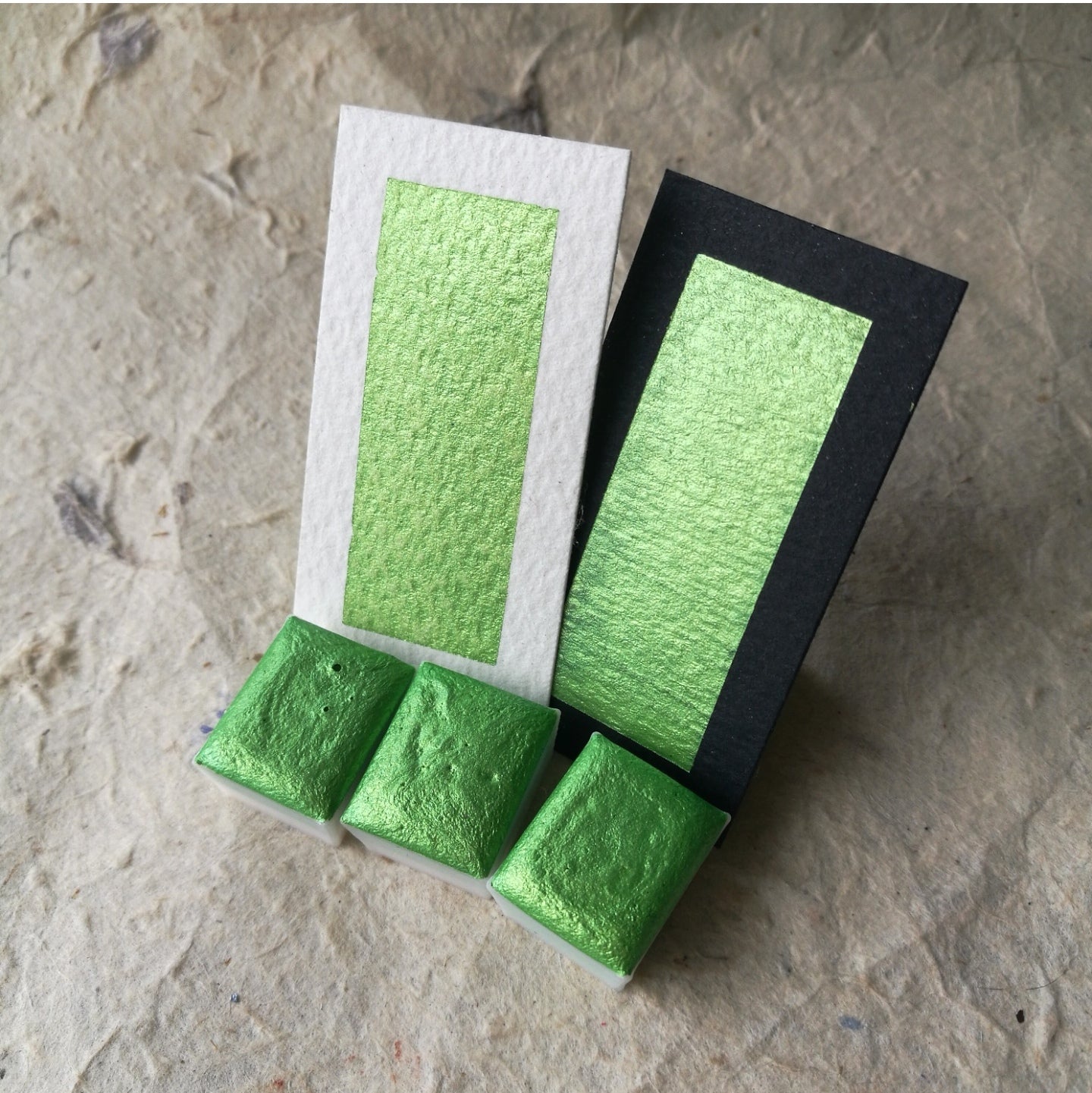 "Lime Green" - Bright Green Shimmer