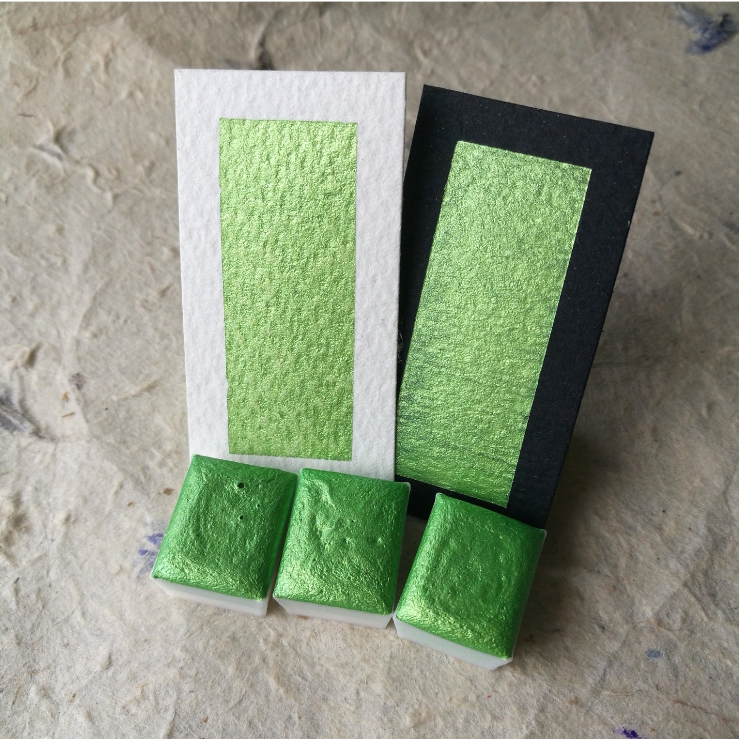 "Lime Green" - Bright Green Shimmer